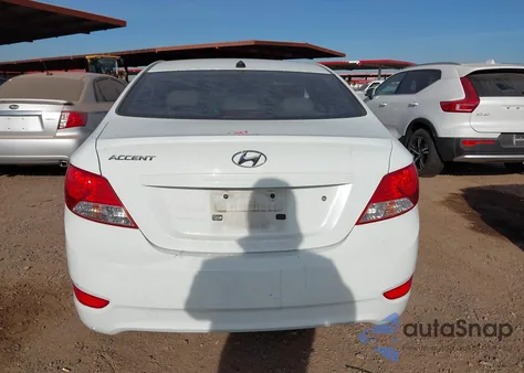 2012 Hyundai Accent Gls z USA, uszkodzony, nr VIN KMHCU4AEXCU148832